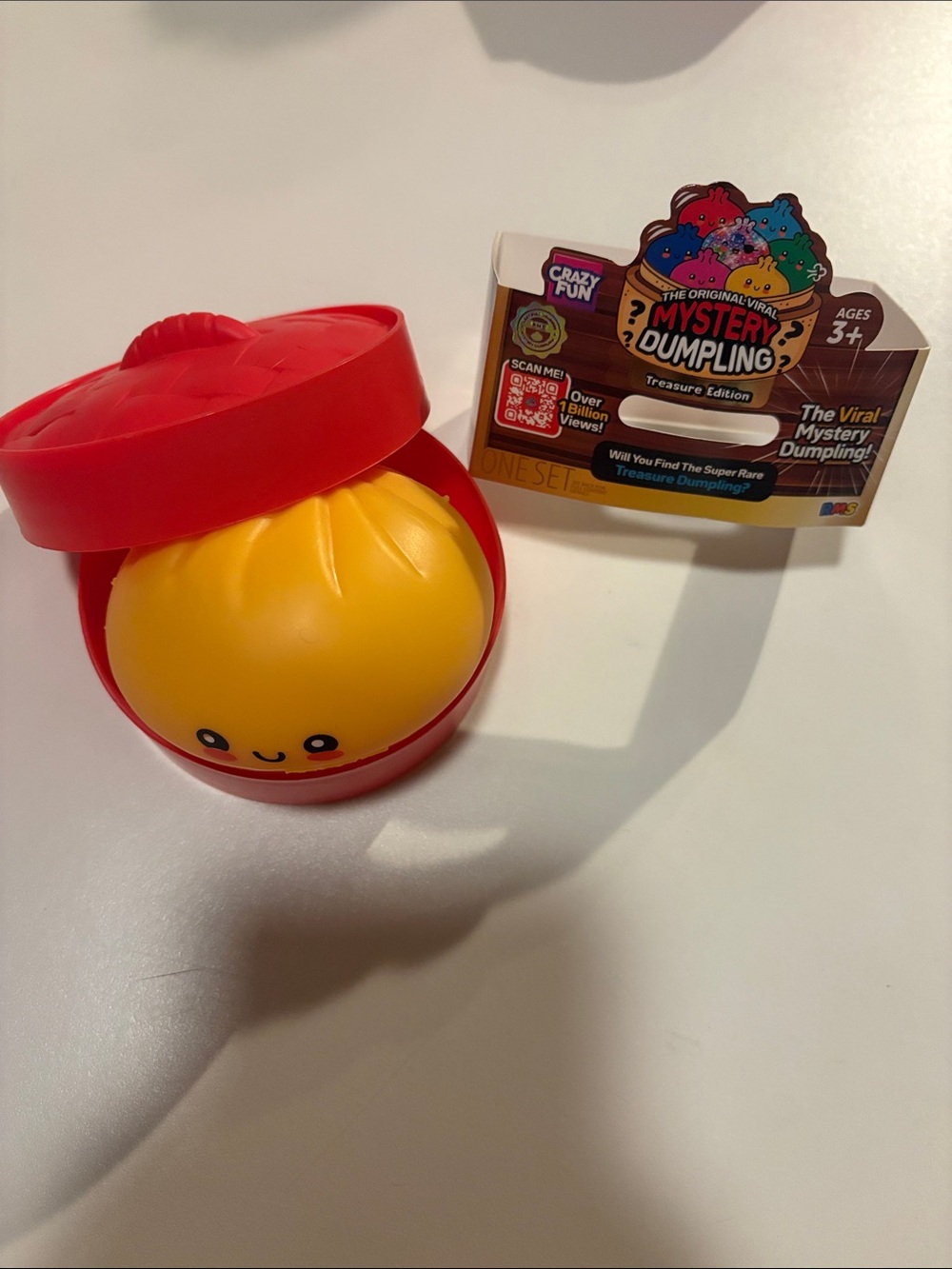 Crazy Fun Mystery Dumpling Treasure Edition Yellow Squishy RMS 💛🥟